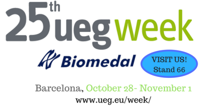 Biomedal, presente en la 25 edición de la UEG WEEK